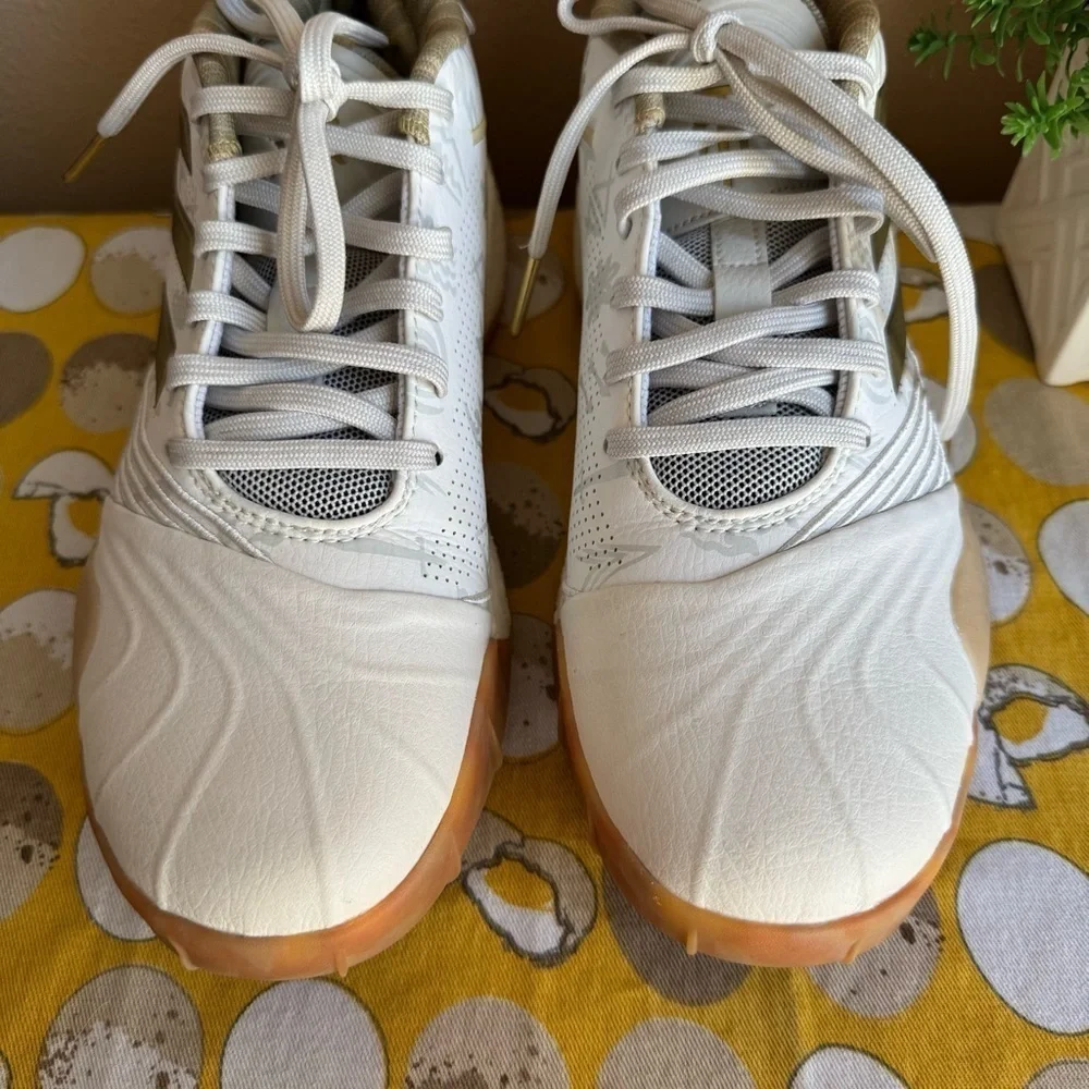 Adidas T-Mac Millennium White Gold sneakers size US 7